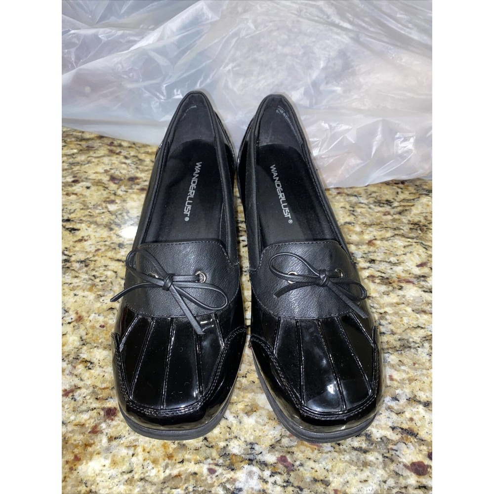 WANDERLUST Weather Not Black  Shoes Size 8 Med